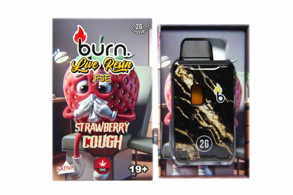 strawberry-front-scaled-1 (2) Burn Lifestyle Co – Live Resin Disposable Vape